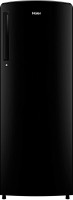 Haier 240 L Direct Cool Single Door 3 Star Refrigerator(BrushlineBlack, HRD-2623BKS-E)