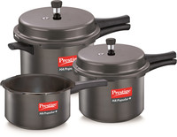 Prestige 5 L, 3 L, 2 L Induction Bottom Pressure Cooker(Hard Anodized)