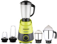 FRONTLINE Magic 05 750 wt Juicer Mixer Grinder (5 Jars, Green)