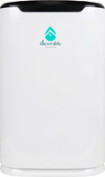 Dewrable Air Purifier | Removes 99.97% harmful bacteria & viruses | 4-Stage Purification | Powered by Latest Air Sensor Technology & Medical Grade True HEPA 13 Filter | Light weight | Low Noise Operation | Sleek & Stylish Design Portable Room Air Purifier(White)