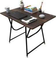 Urbain Home Engineered Wood Study Table(Free Standing, Finish Color - Walnut, Pre-assembled)