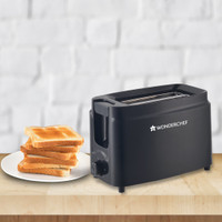 WONDERCHEF Acura Plus 750 W Pop Up Toaster(Black)