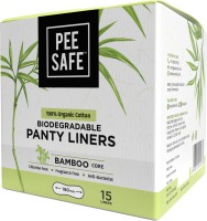 Pee Safe 100% Organic Biodegradable Pantyliner(Pack of 15)