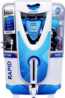Clean jal Rapid Alkaline Water Purifier 12 L RO + UV + UF + Copper Water Purifier(White)