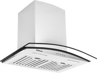 Sunflame CH LUNA 60 SS Wall Mounted Chimney(Silver 1100 CMH)