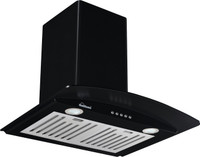 Sunflame Lotus 60 BK DX Wall Mounted Chimney(Black 1100 CMH)