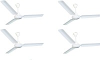 Crompton Cool breeze pack of 4 900 mm 3 Blade Ceiling Fan(white, Pack of 4)