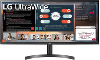 LG 34 inch WFHD LED Backlit IPS Panel with HDR 10, Black Stabilizer, Dynamic Action Sync, Dual Controller, OnScreen Control Immersive UltraWide Monitor (34WL500)(AMD Free Sync, Response Time: 5 ms, 75 Hz Refresh Rate)