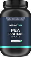 Nutrabay Pure 100% Pea Protein Isolate - Plant-Based Protein(1 kg, Unflavoured)
