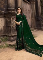DAISY PETAL CREATION Woven Daily Wear Pure Silk Saree(Green)