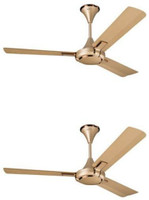 V-Guard Glado Prime 1200 1200 mm 3 Blade Ceiling Fan(Beige, Pack of 2)