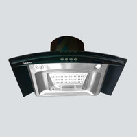 Fabiano GENIUS BLACK 90cm Auto Clean Wall Mounted Chimney(Black 1300 CMH)