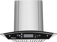 Fabiano ONYX SS AUTOCLEAN WITH MOTION SENSOR 60cm Auto Clean Wall Mounted Chimney(Silver 1200 CMH)