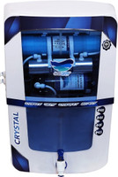 Clean jal CRYSTAL ALKALINE Water Purifier RO + ALK + UF + UV 10 L 12 L RO + UV + Alkaline Water Purifier(White)