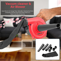 Jakmister (Unbreakable Body Sparkless Technology) Copper Air Blower for Cleaning Dust Cleaner Machine/Vacuum Cleaner with 2 Extension Pipe 1 20Feets Wire Forward Curved Air Blower(Corded Vacuum)