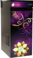 millton Premium Fully Automatic Domestic Flour Mill | High Gloss Super Finished Acrylic Door | Atta Chakki | Ghar Ghanti | Grain Grinder | Aatta Maker | Purple Yellow Artistic Flower Black Apple Flourmill