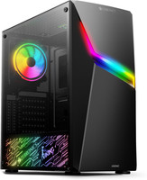 ZEBRONICS ZEB-939B-VIKING Mid tower Cabinet(Black)