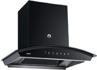 Kaff VASCO DHC 75 Auto Clean Wall Mounted Chimney(Black 1250 CMH)