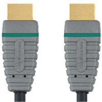 Bandridge HDMI Cable 10 m BVL-1210(Compatible with Dvd, Bluray, Lcd, Led Plasma, Blue)