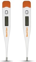 Smart Care Flexible Tip Digital Large LCD Display, Highly Accurate & Precise with Buzzer (Pack of 2) Thermometer(White, Orange)