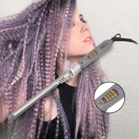 VNG Professional Curling Machine Hair Rod | Curling Iron Tong for Women|Ceramic Wand Electric Hair Curler(Barrel Diameter: 2.2 cm)