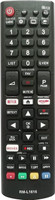 LipiWorld RM-L1616 AKB75675301 AKB75095308 AKB75675311 Universal Remote Control Compatible for LED LCD Smart TV LG Remote Controller(Black)