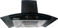 Fabiano SAPPHIRE BLACK AUTO CLEAN MOTION SENSOR 90cm Auto Clean Wall Mounted Chimney(BLACK 1280 CMH)