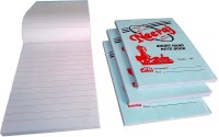KESETKO Shorthand Notebook A5 Notebook Wide Ruled 640 Pages(White Pages, Blue Soft Cover, Pack of 4)
