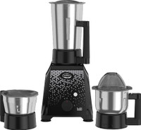 ULTRA Topp Black 750W 750 Mixer Grinder (3 Jars, Black)