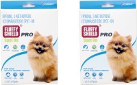 FluffyShield Spot On for Ticks and Flea Treatment, Dog upto 10 kg wt, Combo pack (2 X 0.67mL) 1.34 ml Pet Coat Cleanser(Suitable For Dog)