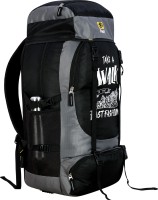 Fast Fashion 60L Travel Backpack for Outdoor Sport Hiking Rucksuck Travel Bag Bagpack Daypack 70 L Laptop Backpack(Grey, Black)