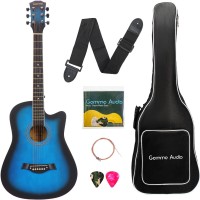 GAMMA AUDIO QD-H38Q-BB Acoustic Guitar Basswood Plastic(Blue)