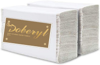 Doberyl M Fold Tissue Paper Towels, Soft Hygienic Paper Napkin 250 pcs (Pack of 2)(2 Tissues)