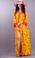 CLYMAA Women Robe(Yellow)