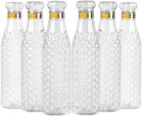 MAHANT VILLA Crystal Clear Plastic Water Bottle for Fridge Home Office Gym School Unbreakable 1000 ml Bottle(Pack of 3, White, Plastic)