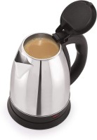 PRATYANG Stainless Steel Kattle Electric with Handle Hot Water Tea Coffee Maker Beverage Maker(2 L, Silver , Black)