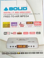 Solid New Mpeg-4 HD -6363 Set-Top-Box for Free to Air Channel Media Streaming Device(White)