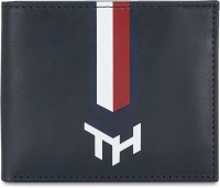 TOMMY HILFIGER Men Casual Black Genuine Leather Wallet(6 Card Slots)