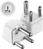 Ceptics India to South Africa, Botswana, Namibia & More (Type M) Travel Adapter Plug - CE Certified - RoHS Compliant - 2 Pack (GP-10L-2PK) Worldwide Adaptor(White)