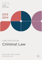 Core Statutes on Criminal Law 2013-14(English, Paperback, Cook Kate)