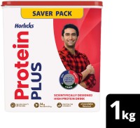 HORLICKS Protein Plus Chocolate Container Saver Pack Nutrition Drink(1 kg, Chocolate Flavored)