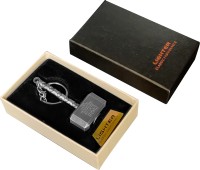 play run Smoke Accesoires Creative Thor's Hammer Electric Lighter Men Gift USB Rechargeable | Windproof And Flameless Pocket Size Lighter | Lighter With Key Ring/Key Chain attache in Lighter (Silver)* Thor Hammer Keychain,_00001 Cigarette Lighter(Silver)