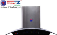TechnoFast TECHNOZ SPARK OCEAN BOAT 90TA Auto Clean Wall Mounted Chimney(STEEL BRUSH 1100 CMH)