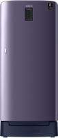 SAMSUNG 198 L Direct Cool Single Door 4 Star Refrigerator with Base Drawer(Pebble Blue, RR21A2D2XUT/HL)   Refrigerator  (Samsung)