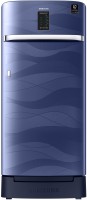 SAMSUNG 198 L Direct Cool Single Door 4 Star Refrigerator with Base Drawer(Blue Wave, RR21A2F2XUV/HL)