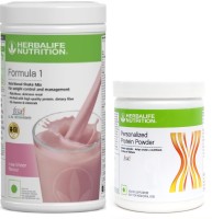 HERBALIFE Weight Loss Combo Pack F1 Mango + protein powder Protein Shake(700 g, Rose Kheer)