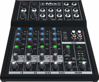 Mackie Mix8 8 Channel Compact Mixer with Low Noise Performance-1 Analog Sound Mixer