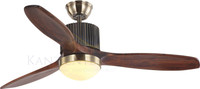 Kanz Enterprises K-330 1321 mm 3 Blade Ceiling Fan(Bronze & Wooden, Pack of 1)
