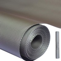 TatvamZone PVC (Polyvinyl Chloride) Drawer Mat(Grey, Medium)