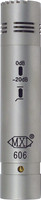 MXL Mics 606 Small Diaphragm Condenser Instrument Microphone, 30Hz-20kHz Frequency Response, Silver, Large Microphone(Silver)